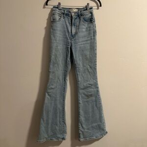 Abercrombie the flare ultra high rise jeans